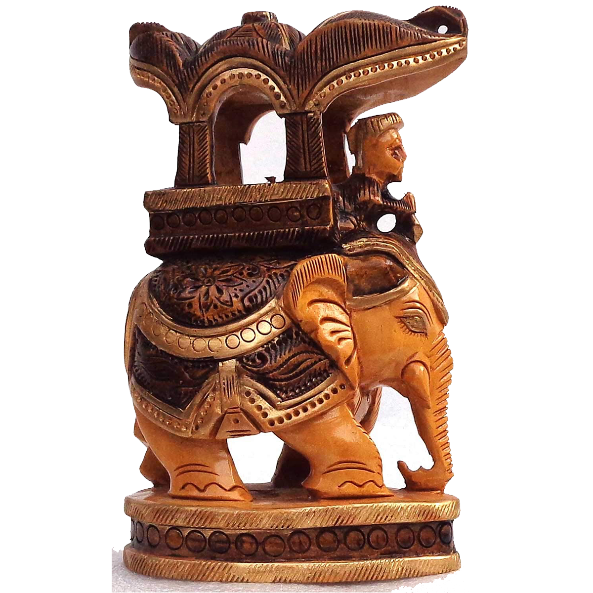Ambari Carved Elephant