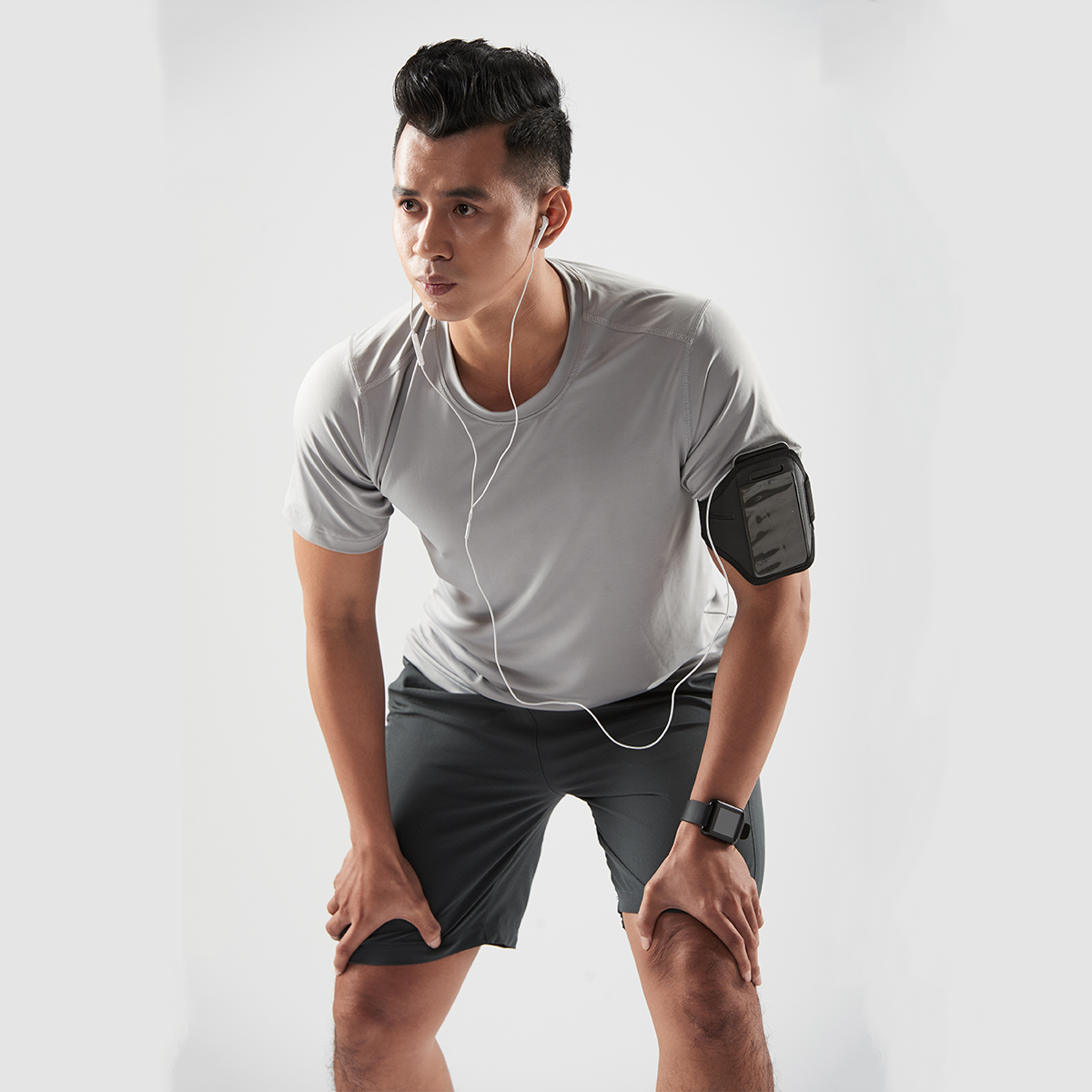 Short Sleeve Dry Fit Active Wear T Shirt White - Multiple Brands Available