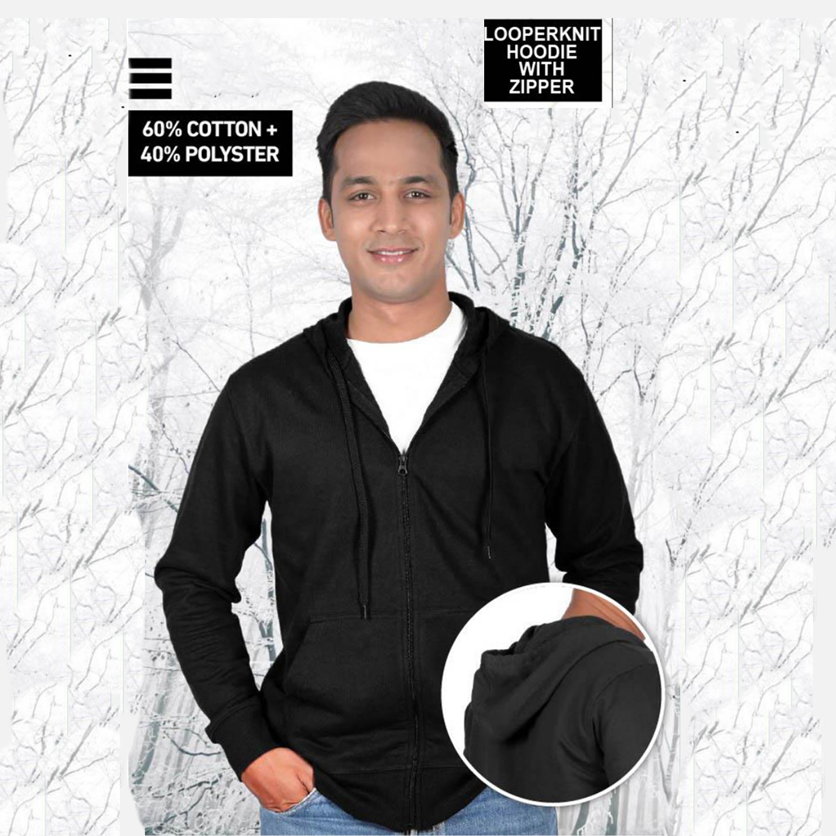 Mafatlal Looper Knit Hoodie