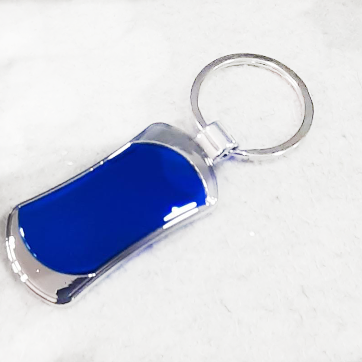 Silver Blue  Key chain