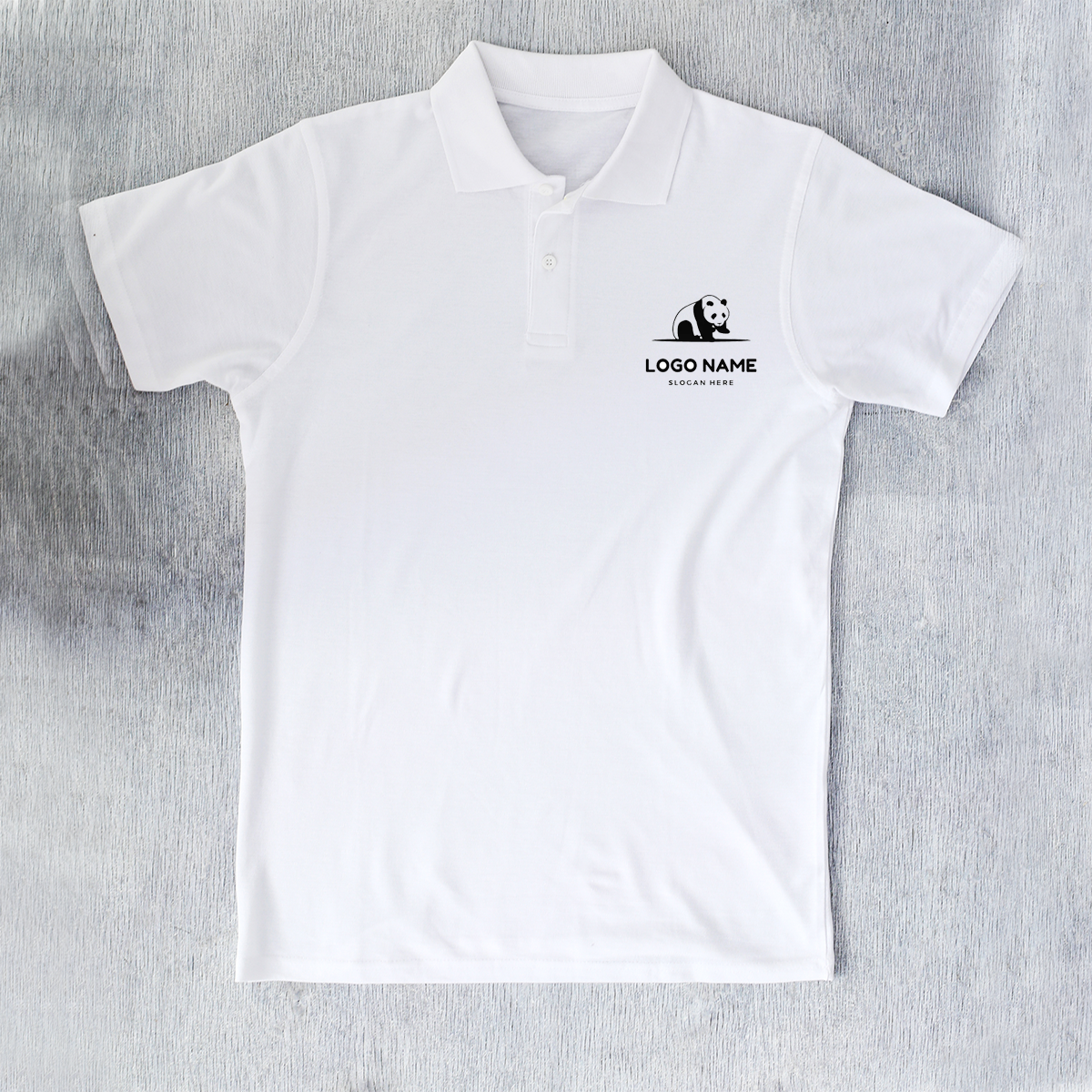 Short Sleeve Polo Neck  Knit T Shirt White  - Multiple Brands Available