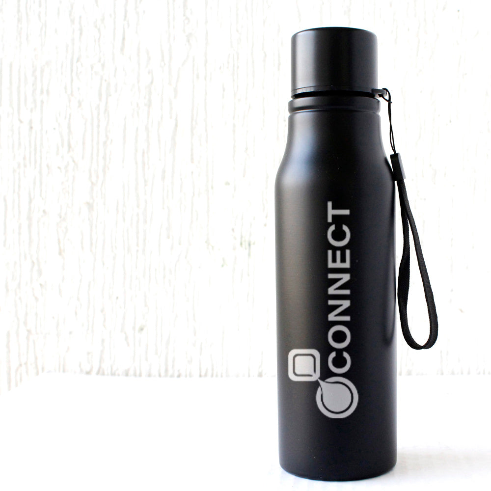 SS WATER BOTTLE WITH CORD