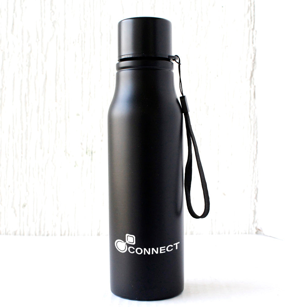 SS WATER BOTTLE WITH CORD