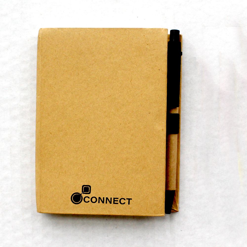 Hardboard brown cover diary