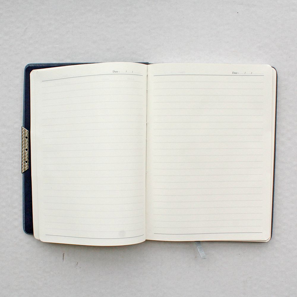 Hardboard vegan fabric diary