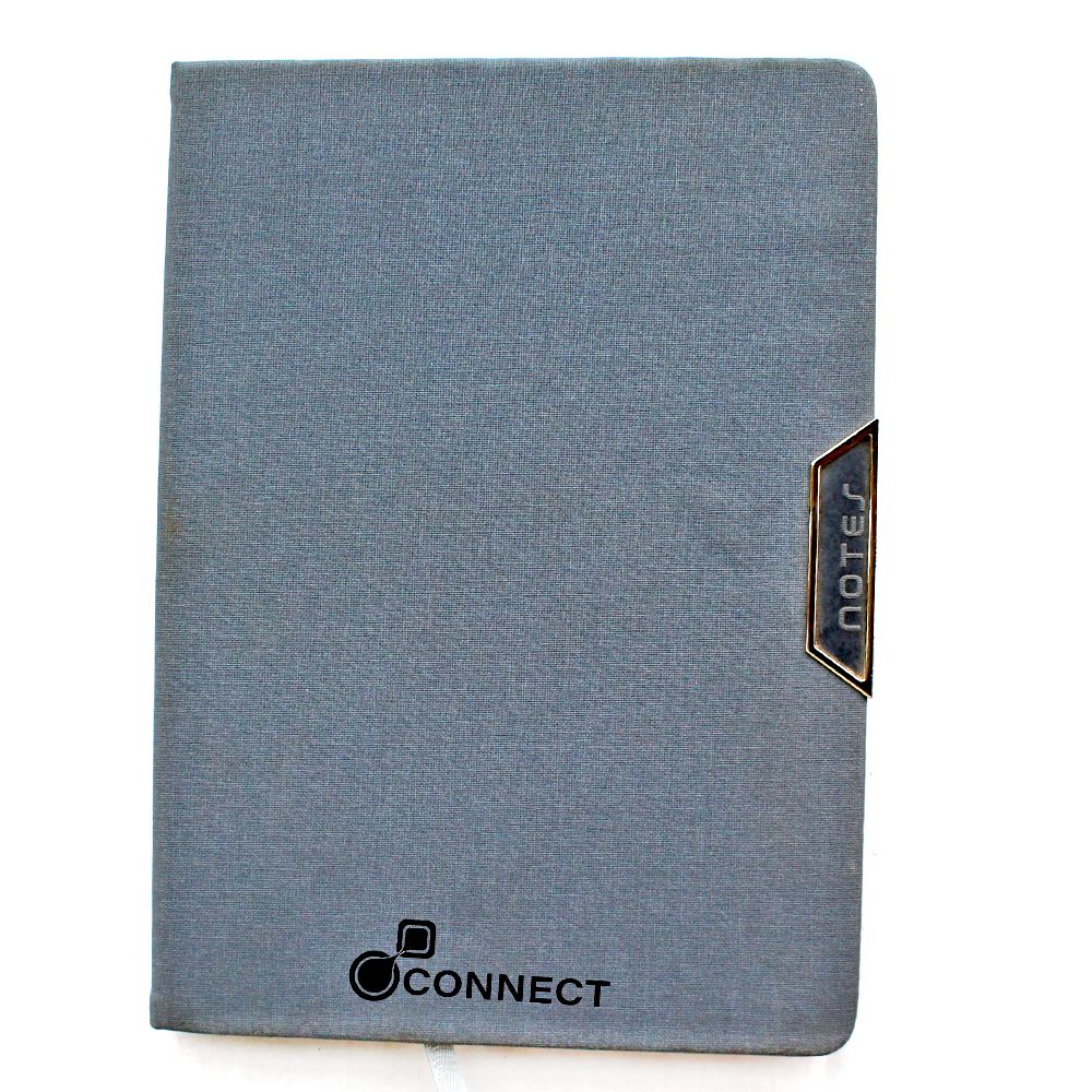 Hardboard vegan fabric diary
