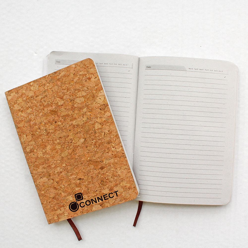 Soft cover cork diary