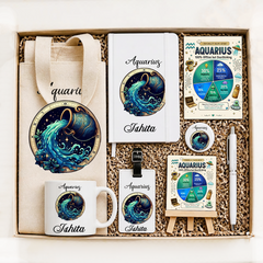 Aquarius Zodiac Gift Box – Personalized Edition