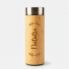 Personalized Bamboo Elegance Bottle