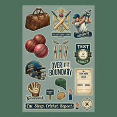 Vintage Cricket Stickers