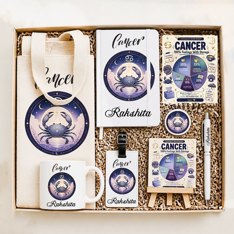 Cancer Zodiac Gift Box – Personalized Edition