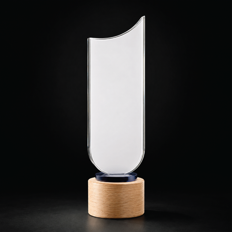 Harmony Crest Crystal Award