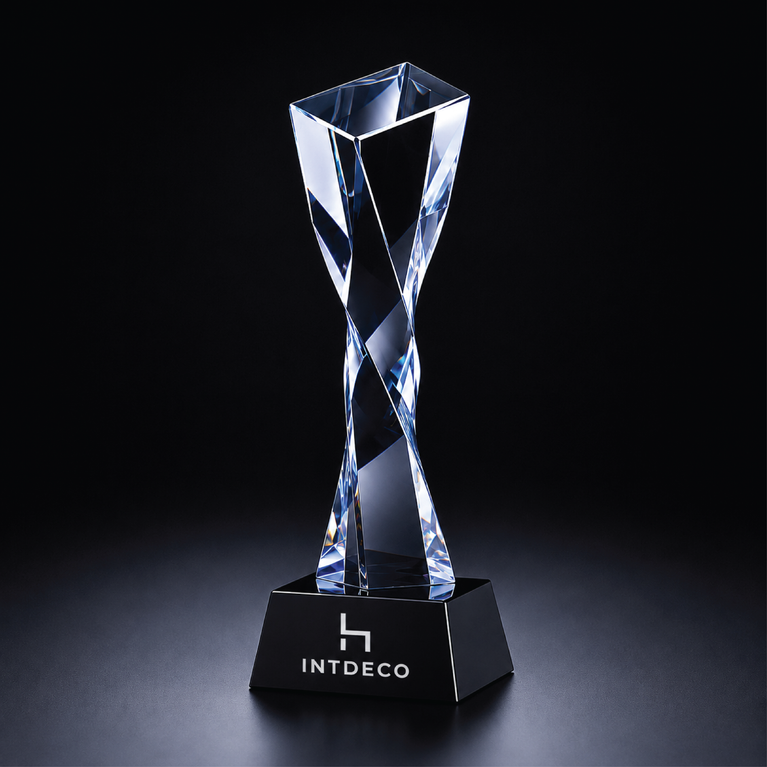 Infinity Twist Crystal Award