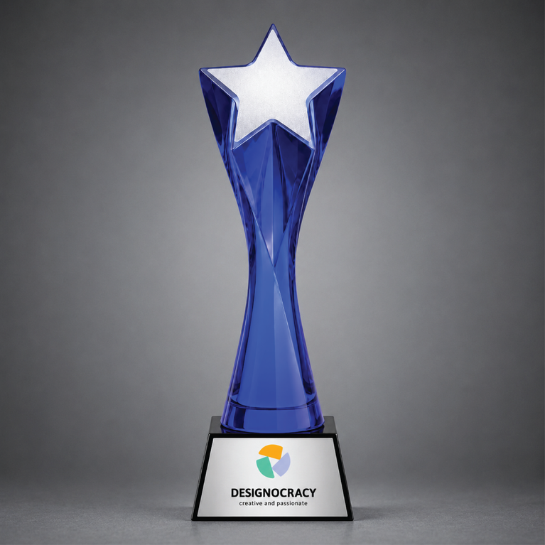Prestige Blue Crystal Star Award