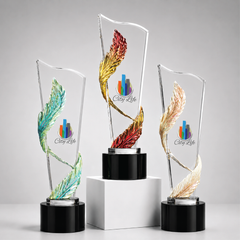 Feather Crystal  Award
