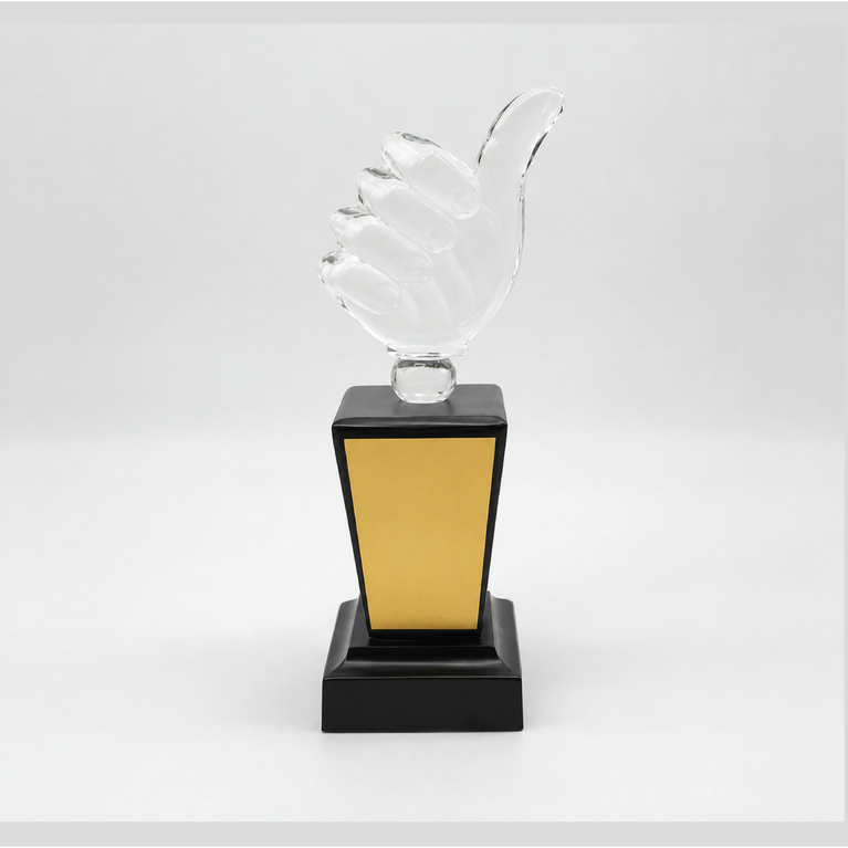Crystal Excellence Thumbs-Up Award
