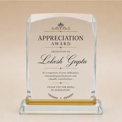 Regal Crystal  Award