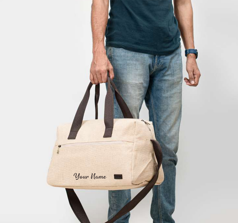 WanderEco Jute Duffle Bag