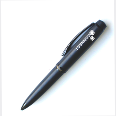 A black executive pen with a cap and the brand name 'Connect' printed on the side.