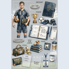 Vintage Football Stickers