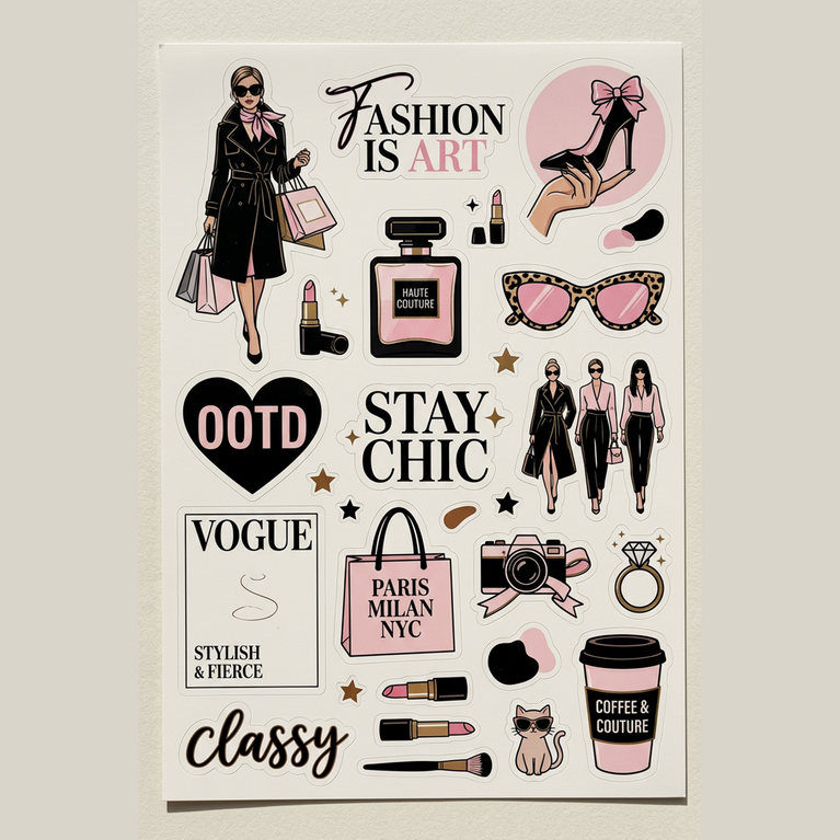 Fashionista Stickers