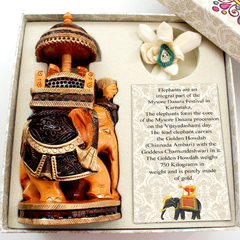 Ambari Carved Elephant