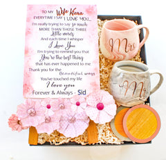 Timeless Bond: Anniversary Gold & Messages - Gift from Husband