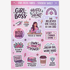 Girl Boss Stickers