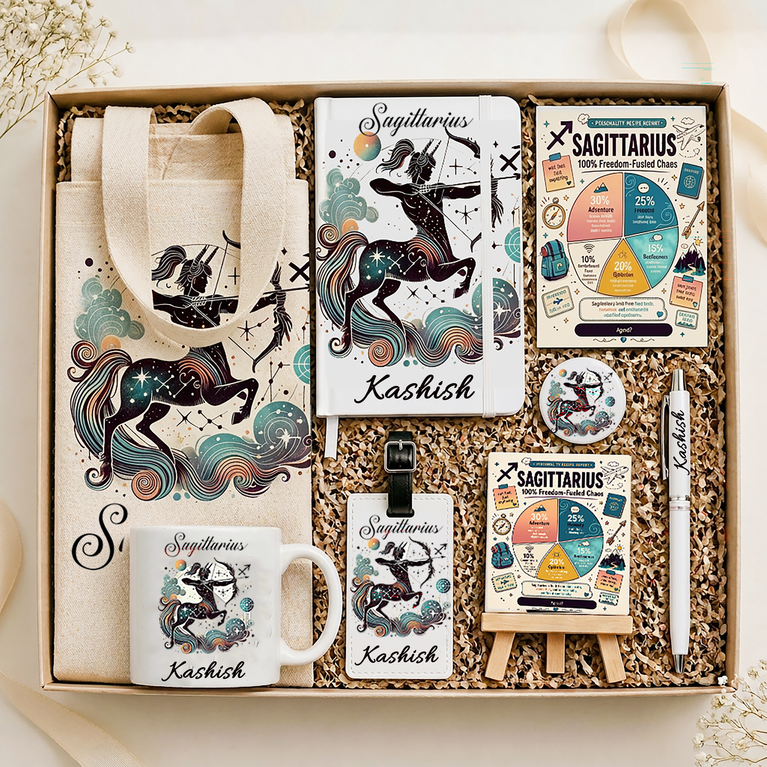 Sagittarius Zodiac Gift Box – Personalized Edition
