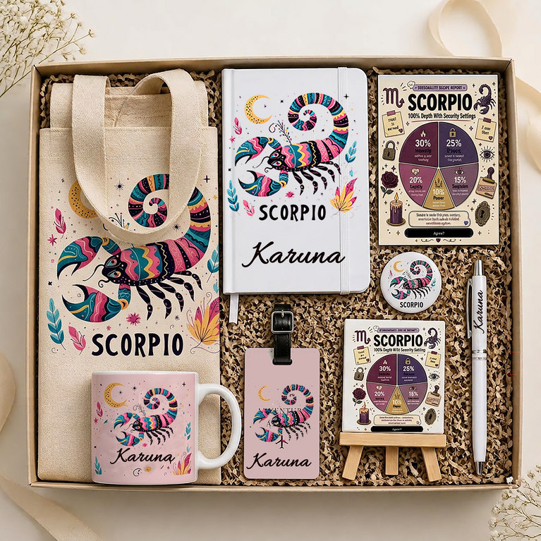 Scorpio Zodiac Gift Box – Personalized Edition
