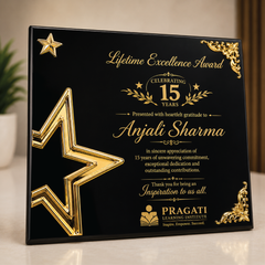 Signature Excellence Award Plaqu