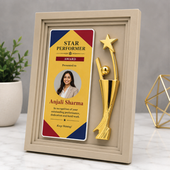 Star Performer Recognition Plaque