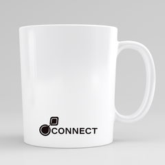 White Printed Logo Mug