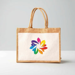 Dual Color Jute Bag